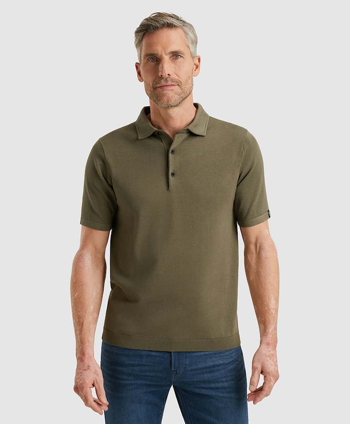 Heren polo groen
