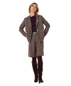 Dames blazer bruin