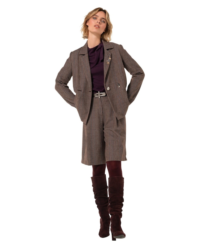 Dames blazer bruin