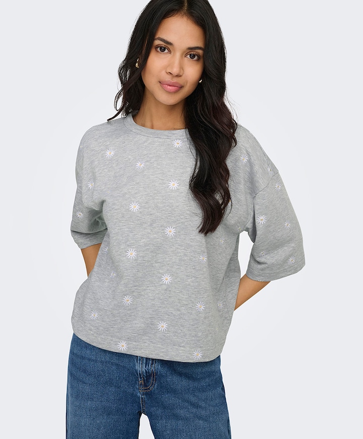 Dames sweater grijs