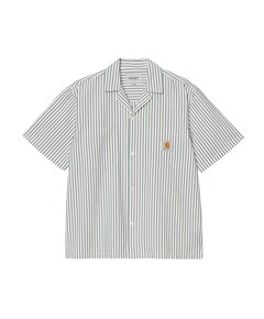 Heren overhemd korte mouw ecru