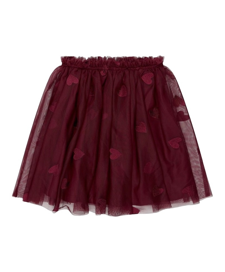 Meisjes rok bordeaux
