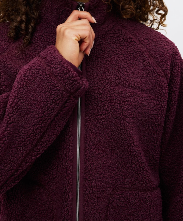 Dames vest bordeaux