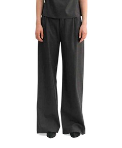 Mel check broek grijs