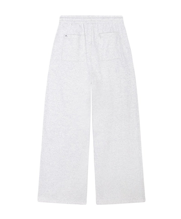 WIDE LEG SWEAT PANTS dames broek grijs