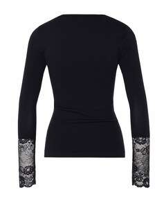 Dames longsleeve zwart