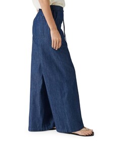 Melane line dames broek blauw