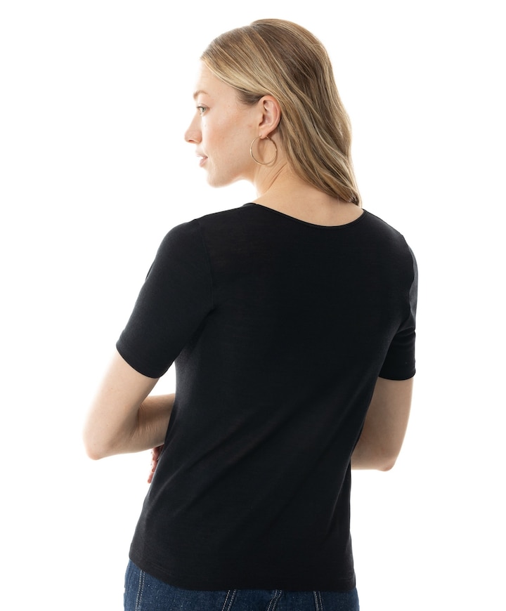 Dames T-shirt zwart
