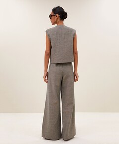 Dames gilet grijs