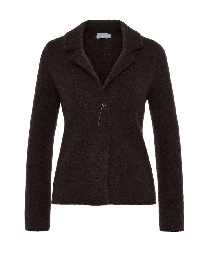 Dames vest bruin