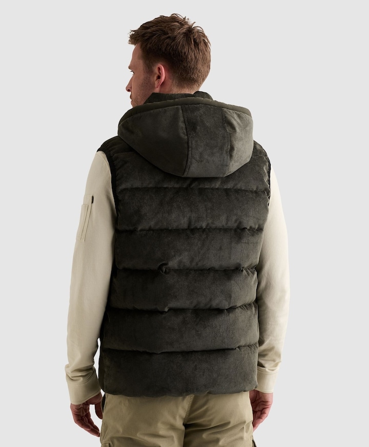 Heren bodywarmer groen