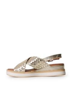 Wies dames sandalen goud