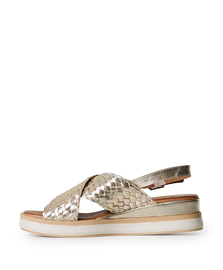 Wies dames sandalen goud