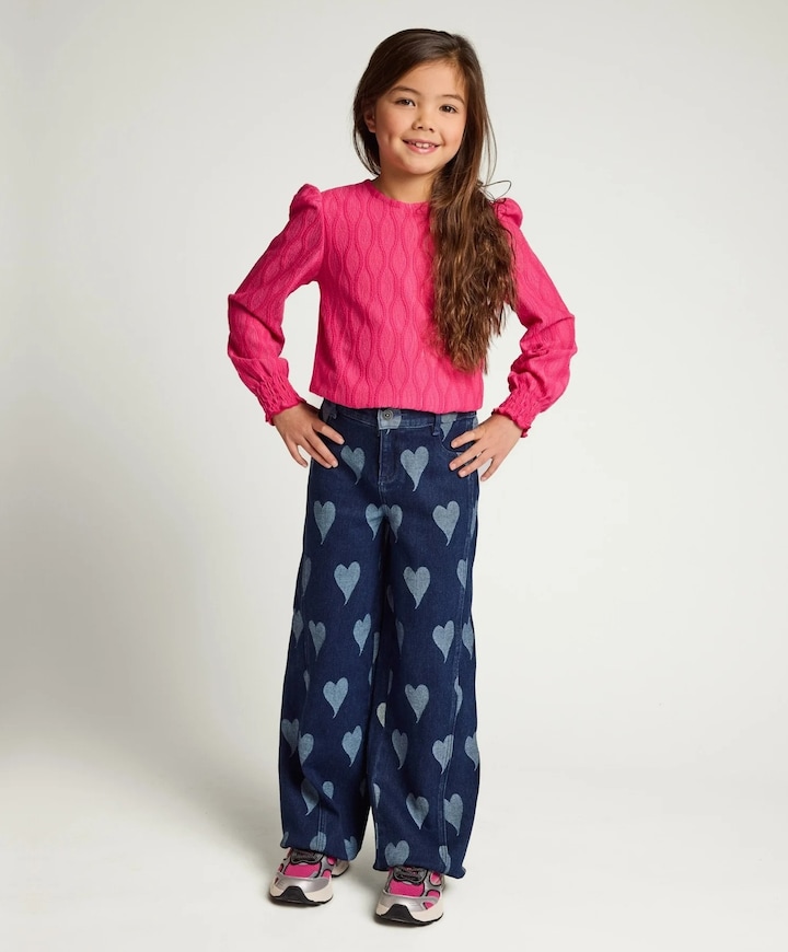 Meisjes longsleeve roze