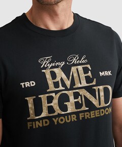 Heren T-shirt blauw