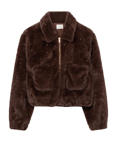 Meisjes jas bruin