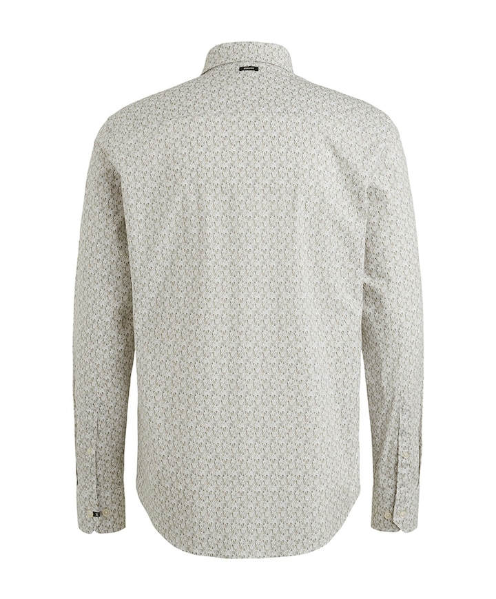 Heren overhemd lange mouw wit