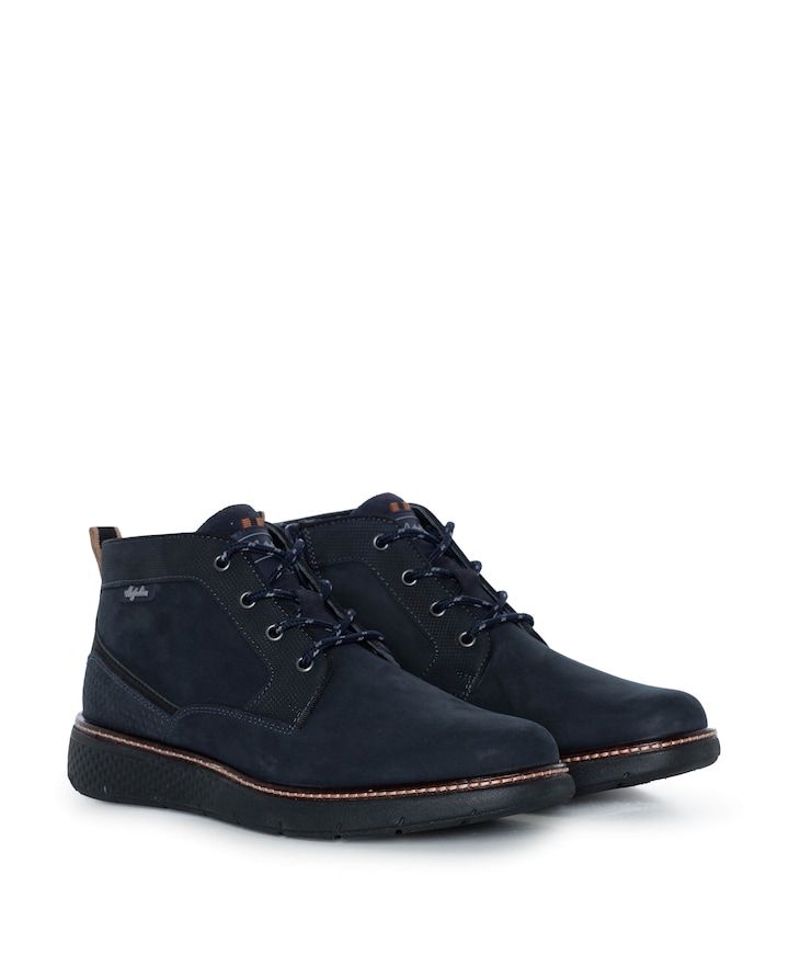 Daryl heren veterboots blauw