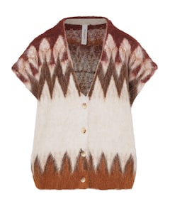 Dames vest beige