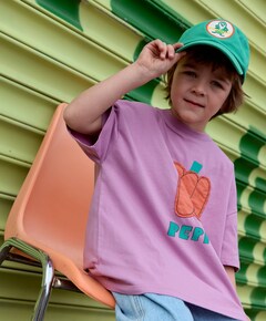Uniseks T-shirt paars