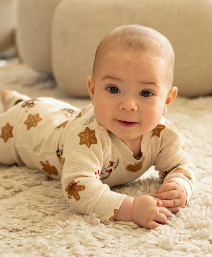 Uniseks pyjamaset ecru
