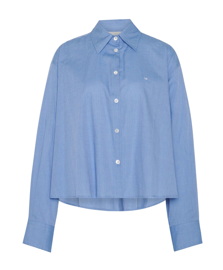 Dames blouse blauw