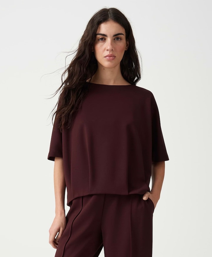 Dames trui bordeaux
