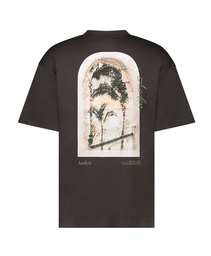 Heren T-shirt bruin
