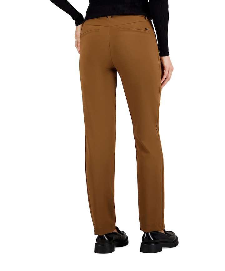Pull On Slim dames broek bruin