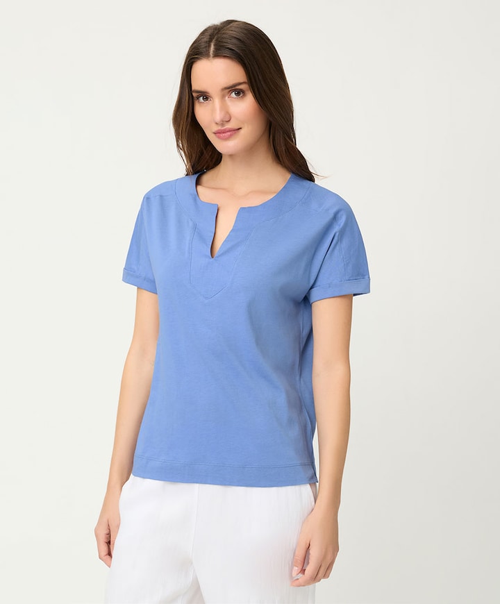 Dames T-shirt blauw