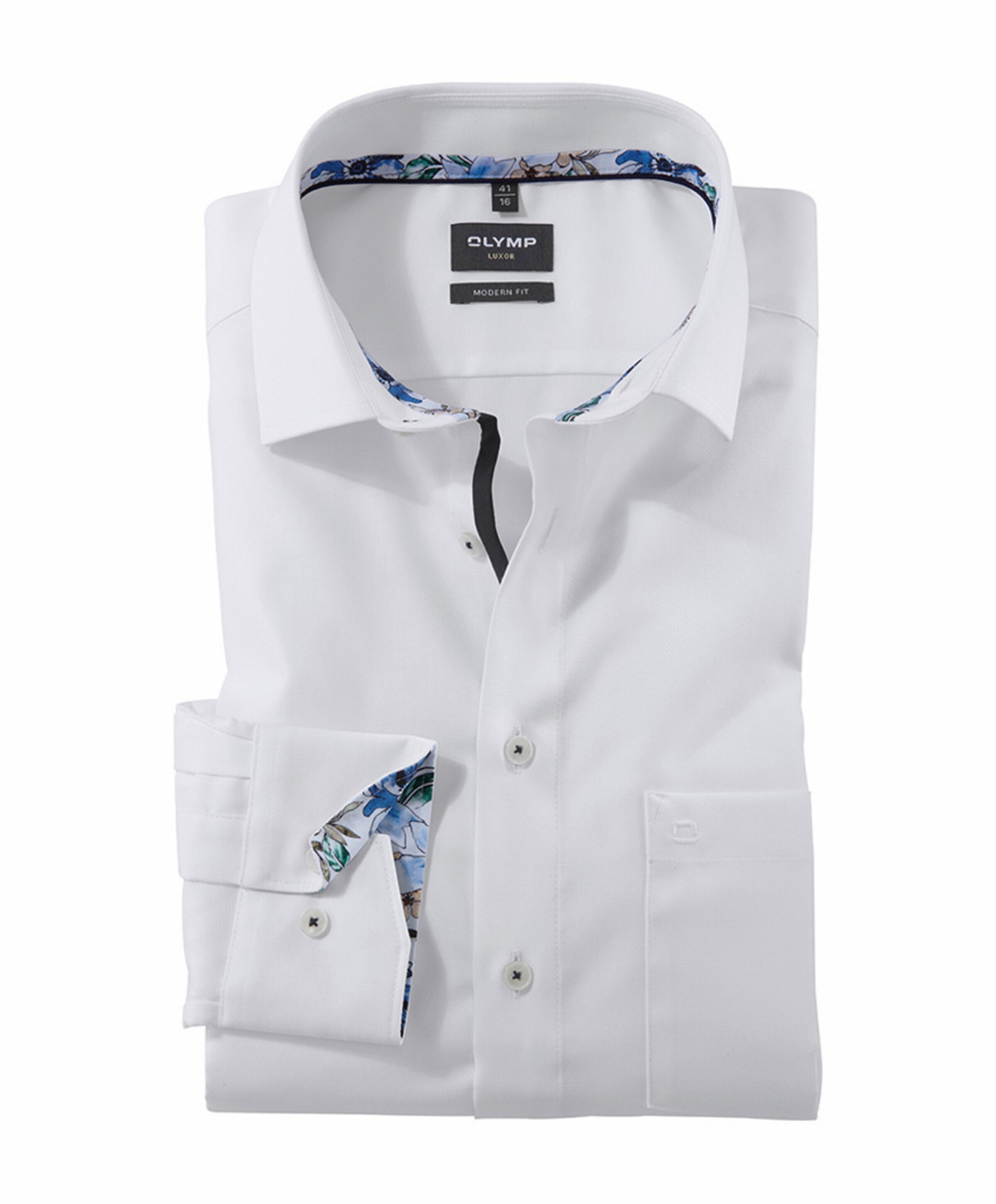 Overhemd lange mouw wit