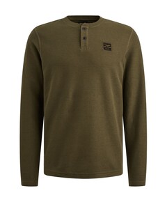 Heren longsleeve groen