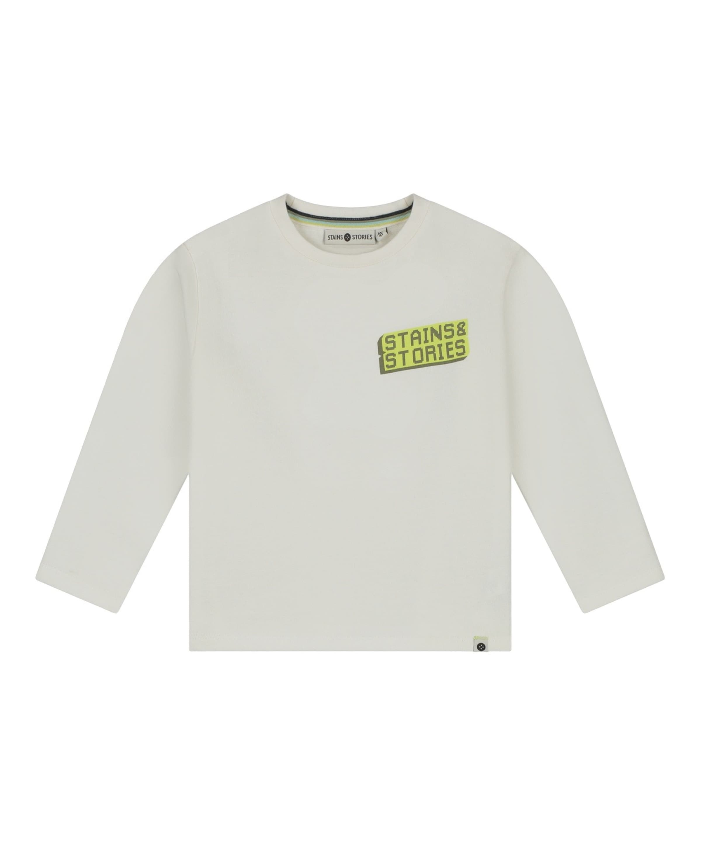 Jongens longsleeve ecru
