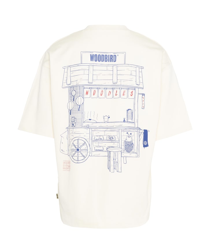 Heren T-shirt ecru