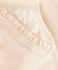 Shorts Dobby meisjes korte broek beige