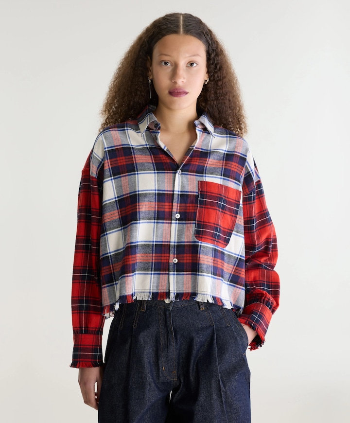 Dames blouse rood