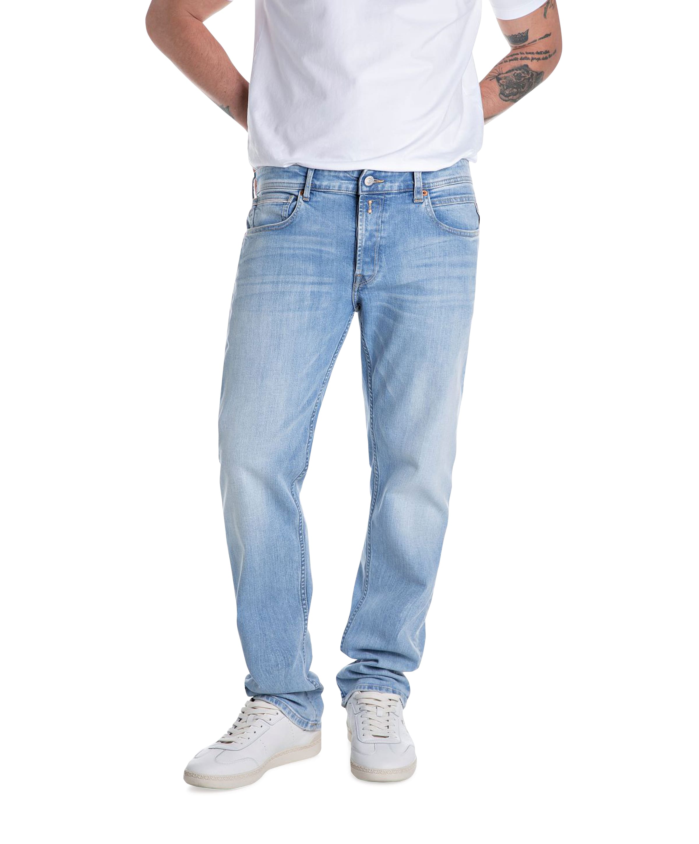 Grover pant heren jeans blauw