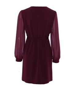 Dames jurk bordeaux