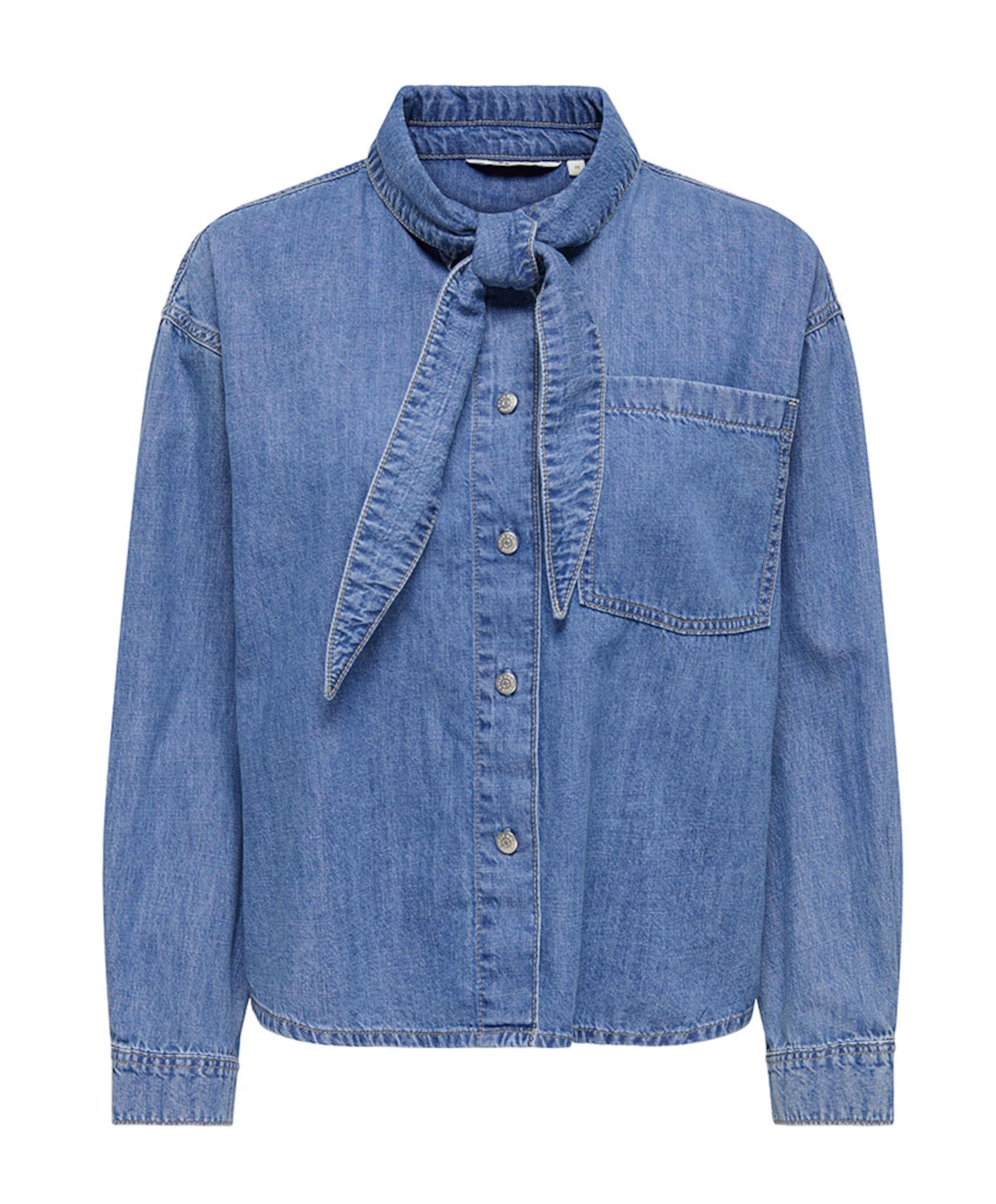 Dames blouse blauw