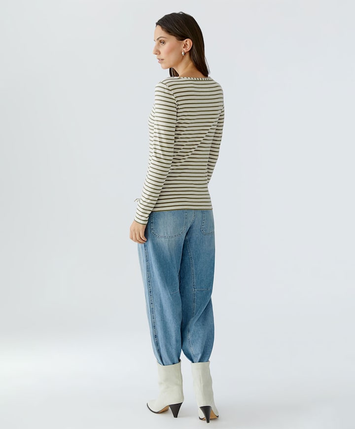 Dames longsleeve groen