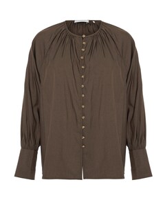 Dames blouse bruin