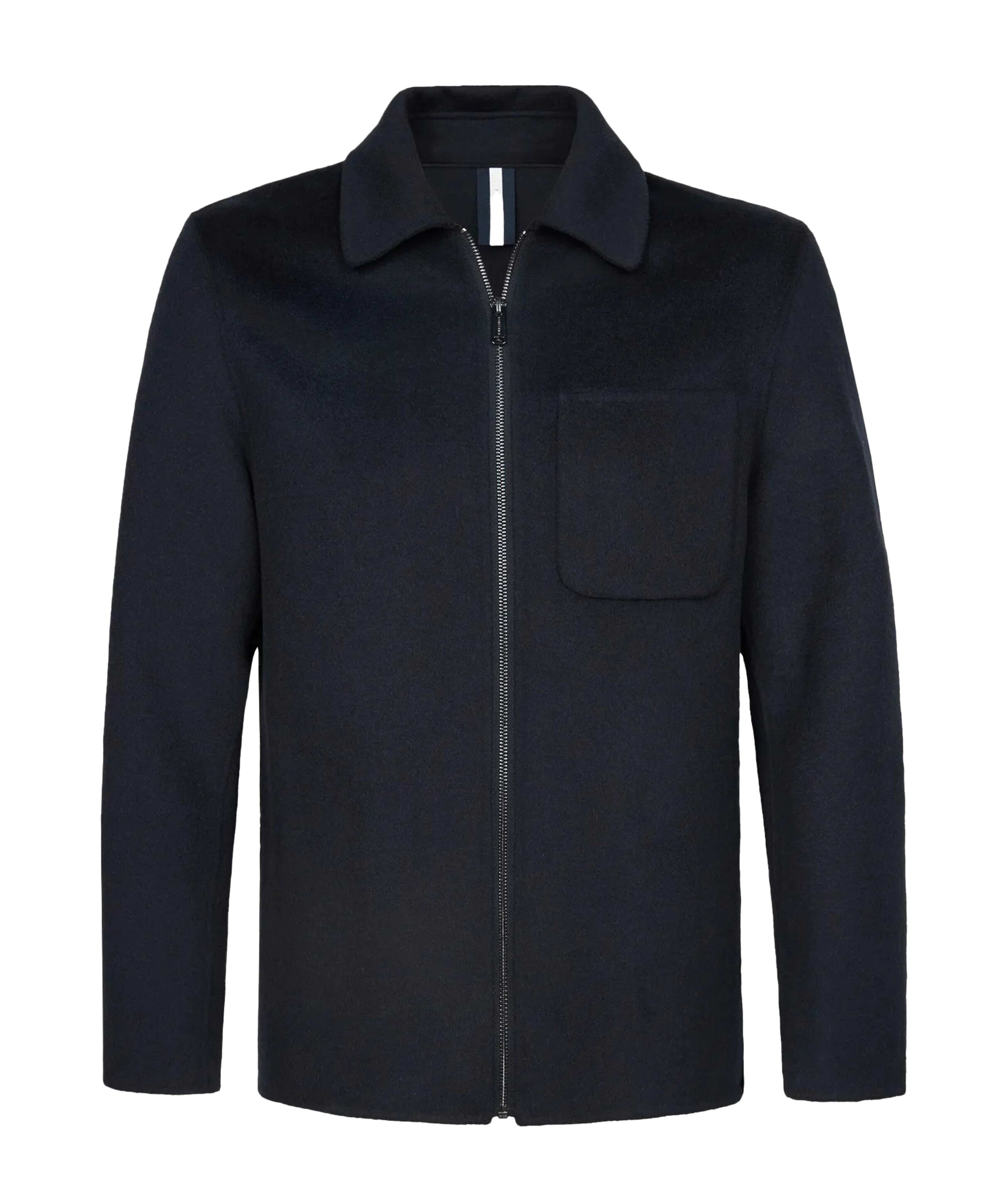 Heren overshirt blauw