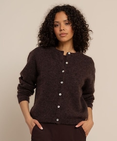 Dames vest bruin