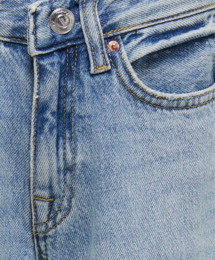 KOGBROOME HW WIDE DNM TAI meisjes jeans blauw