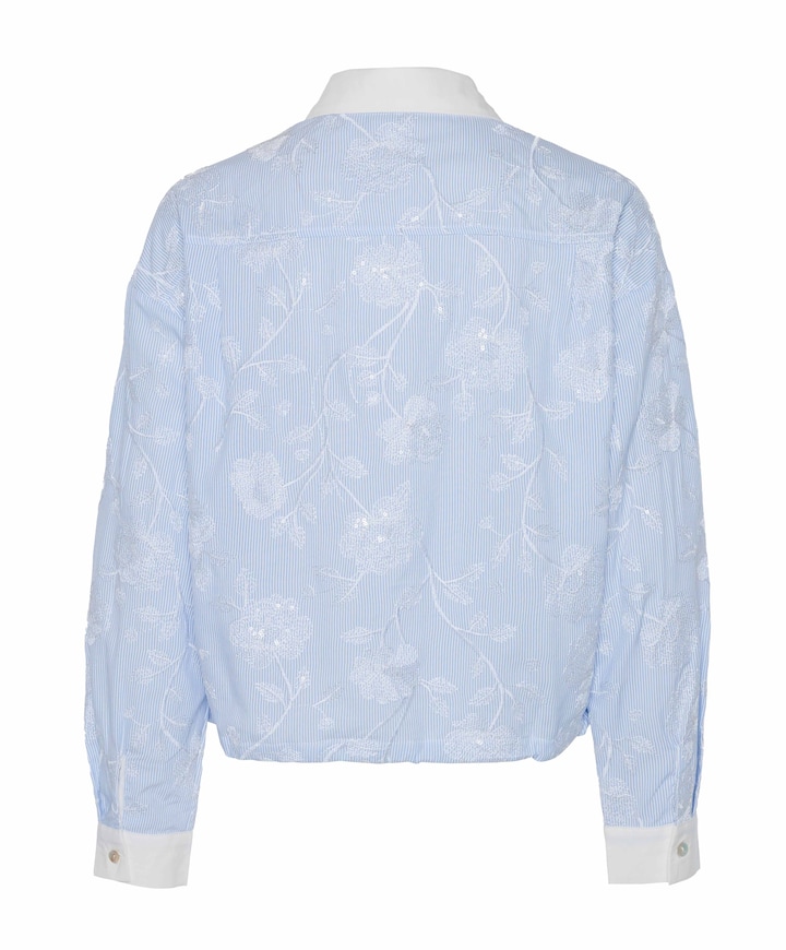 Dames blouse blauw