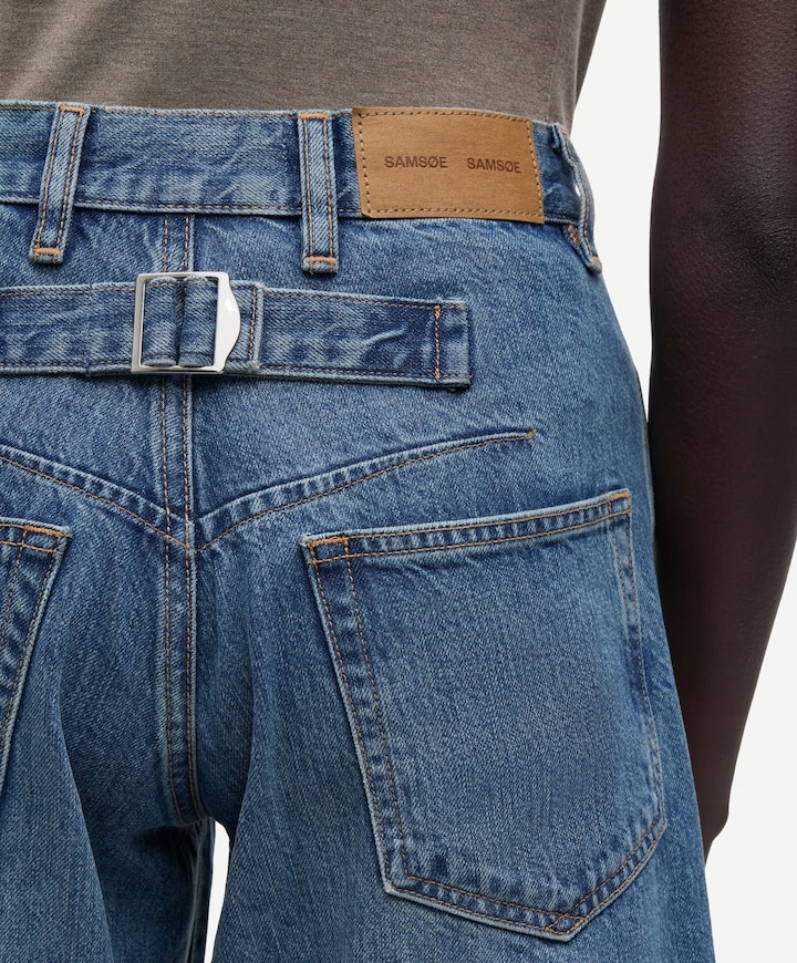 SAHARPO 16141 dames jeans blauw