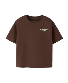 Jongens T-shirt bruin