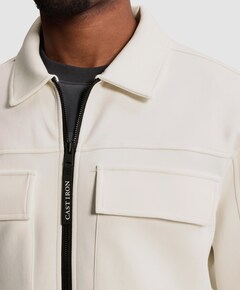 Heren overshirt ecru