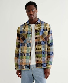 Heren overshirt groen