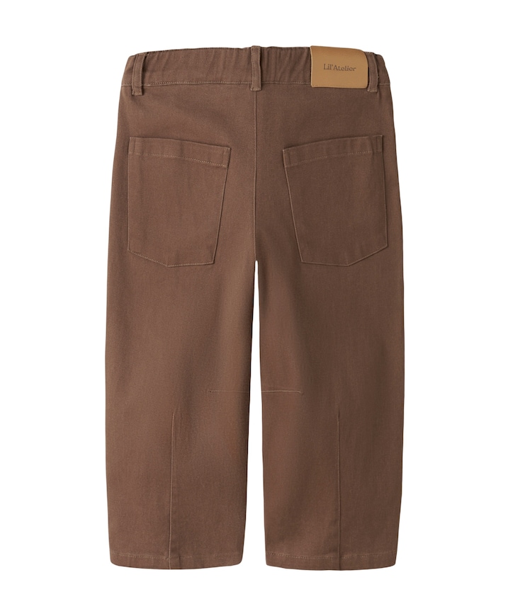 NMNREPA BARREL TWI 6004-RP LI jongens broek bruin